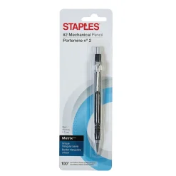 Pencils|Staples ® Metrix™ Mechanical Pencils 0.7mm Black 1pk (50804)