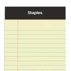 Notepads|Staples ® Mini Legal Notepad, 3