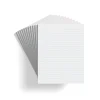 Notepads|Staples Notepad, 8.5" x 11" (US letter), Wide Ruled, White, 50 Sheets/Pad, Dozen Pads/Pack, 6 Packs/Case (TR57334CT)