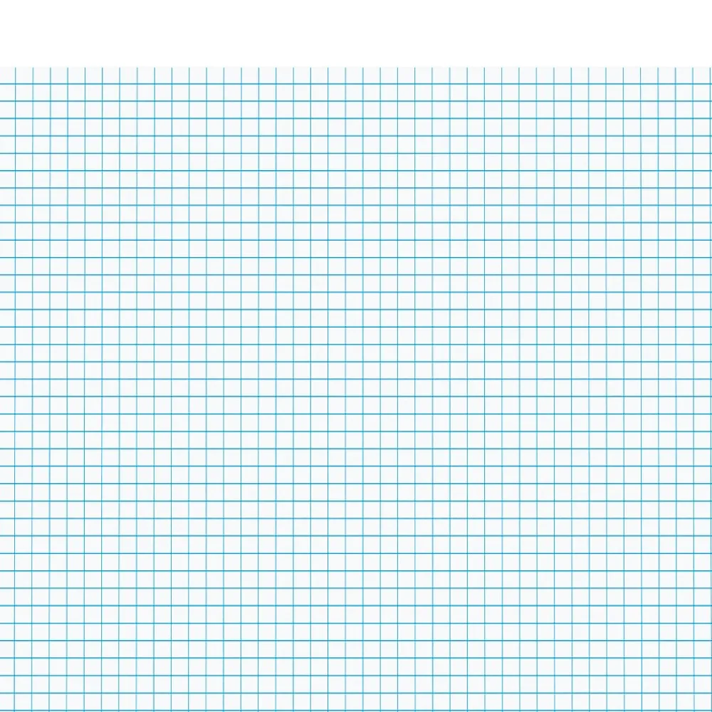 Notepads|Staples ® Notepads, 8.5" x 11", Graph Ruled, White, 50 Sheets/Pad, 6 Pads/Pack (ST57332)