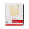 Dividers|Staples Numeric Leather Dividers, 31-Tab, Black (18947/11485)