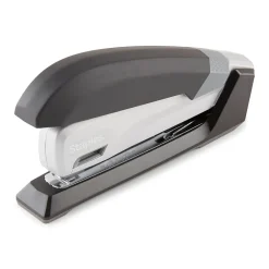 Staplers|Staples One-Touch Desktop Stapler, 28 Sheet Capacity, Black/Silver, 500 (44426)