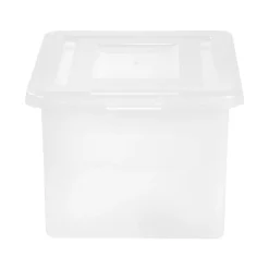 File Storage|Staples Plastic File Box, Letter/Legal Size, Clear (140050)