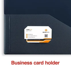 Pocket Folders|Staples 2-Pocket Plastic Presentation Folder, Blue (21624-CC/20644)