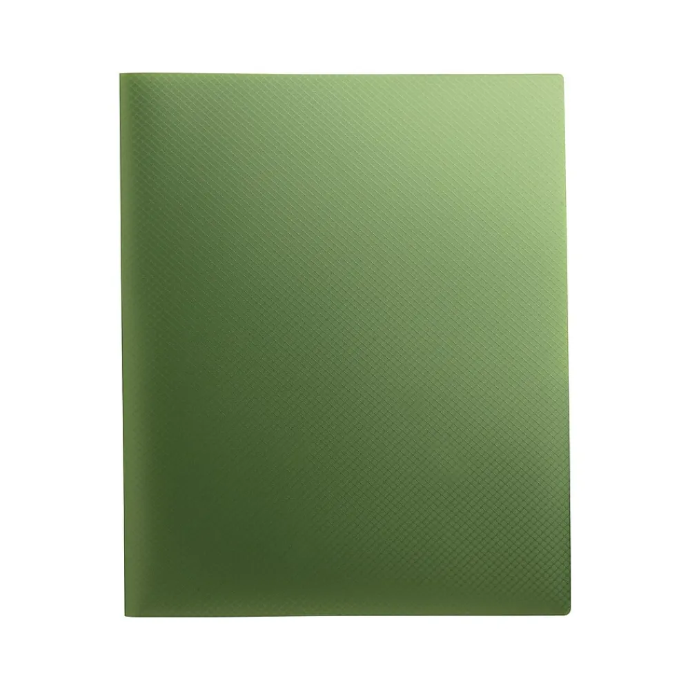 Pocket Folders|Staples 2-Pocket Presentation Folder, Green (21620-CC/20646)