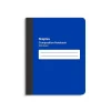 Composition Notebooks|Staples Poly Composition Notebook, 7.5" x 9.75", Wide Ruled, 80 Sheets, Assorted Colors, 24/Carton (41634CT)