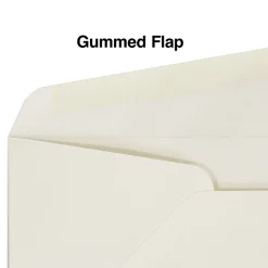 Best Staples Premium Gummed #10 Business Envelopes, 4 1/8" x 9 1/2", Ivory, 500/Box (918211/19420)