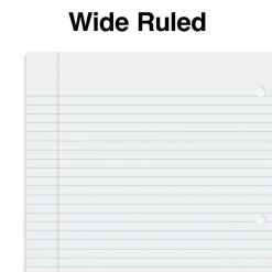 Subject Notebooks|Staples Premium Poly 1-Subject Notebook, 8" x 10.5", Wide Ruled, 100 Sheets, (TR51452) Green