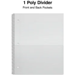 Subject Notebooks|Staples Premium Poly 1-Subject Notebook, 8