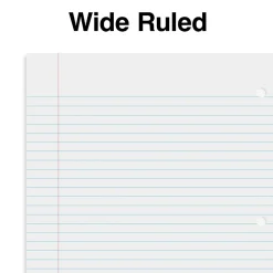 Subject Notebooks|Staples Premium 1-Subject Notebook, 8" x 10.5", Wide Ruled, 100 Sheets, Purple, 12 Notebooks/Carton (TR20960CT)