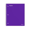 Subject Notebooks|Staples Premium 1-Subject Notebook, 8.5" x 11", College Ruled, 100 Sheets, Purple, 12 Notebooks/Carton (TR20954CT)