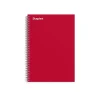 Subject Notebooks|Staples Premium 3-Subject Notebook, 5.88" x 9.5", College Ruled, 138 Sheets, Red (ST58353)