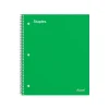 Subject Notebooks|Staples ® Premium 1-Subject Subject Notebooks, 8.5" x 11", College Ruled, 100 Sheets, Green, 12/Carton (ST51451CT)