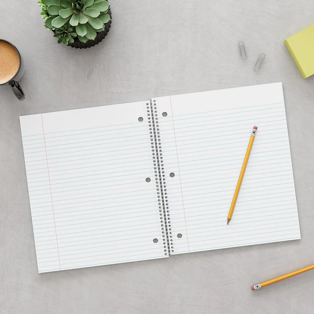 Subject Notebooks|Staples ® Premium 1-Subject Subject Notebooks, 8.5" x 11", College Ruled, 100 Sheets, Blue (TR58356M-CC)