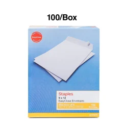 Online Staples QuickStrip EasyClose Self Seal Catalog Envelopes, 9
