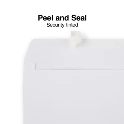 Outlet Staples QuickStrip EasyClose Self Seal #10 Window Envelopes, 4 1/8" x 9 1/2", White Wove, 500/Box (ST381936/381936)