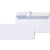 Outlet Staples QuickStrip EasyClose Self Seal Security Tinted #10 Business Envelopes, 4 1/8" x 9 1/2", White, 100/Box (ST50308-CC)