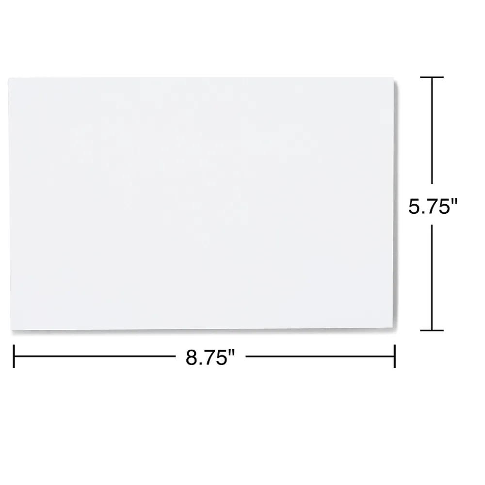 Hot Staples QuickStrip EasyClose Self Seal Invitation Envelopes, White Wove, 100/Box (ST394063/394063)