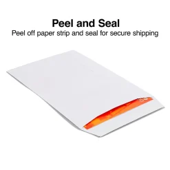 Hot Staples QuickStrip EasyClose Self Seal #1 Catalog Envelopes, 6" x 9", White, 100/Box (ST892099N-CC)