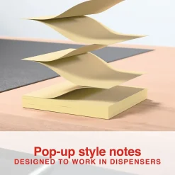 Sticky Notes*Staples Recycled Pop-up Notes, 3
