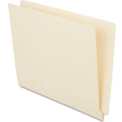 File Folders|Staples Reinforced End-Tab File Folders, Letter Size, Manila, 250/Box (ST56685-CC)