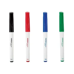 Markers|Staples Remarx Dry Erase Markers, Fine Point, Assorted, 4/Pack (29207)