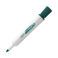 Markers|Staples Remarx Dry Erase Markers, Broad Point, Green, 12/Pack (18889)