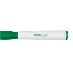 Markers|Staples Remarx Dry Erase Markers, Broad Point, Green, 12/Pack (18889)