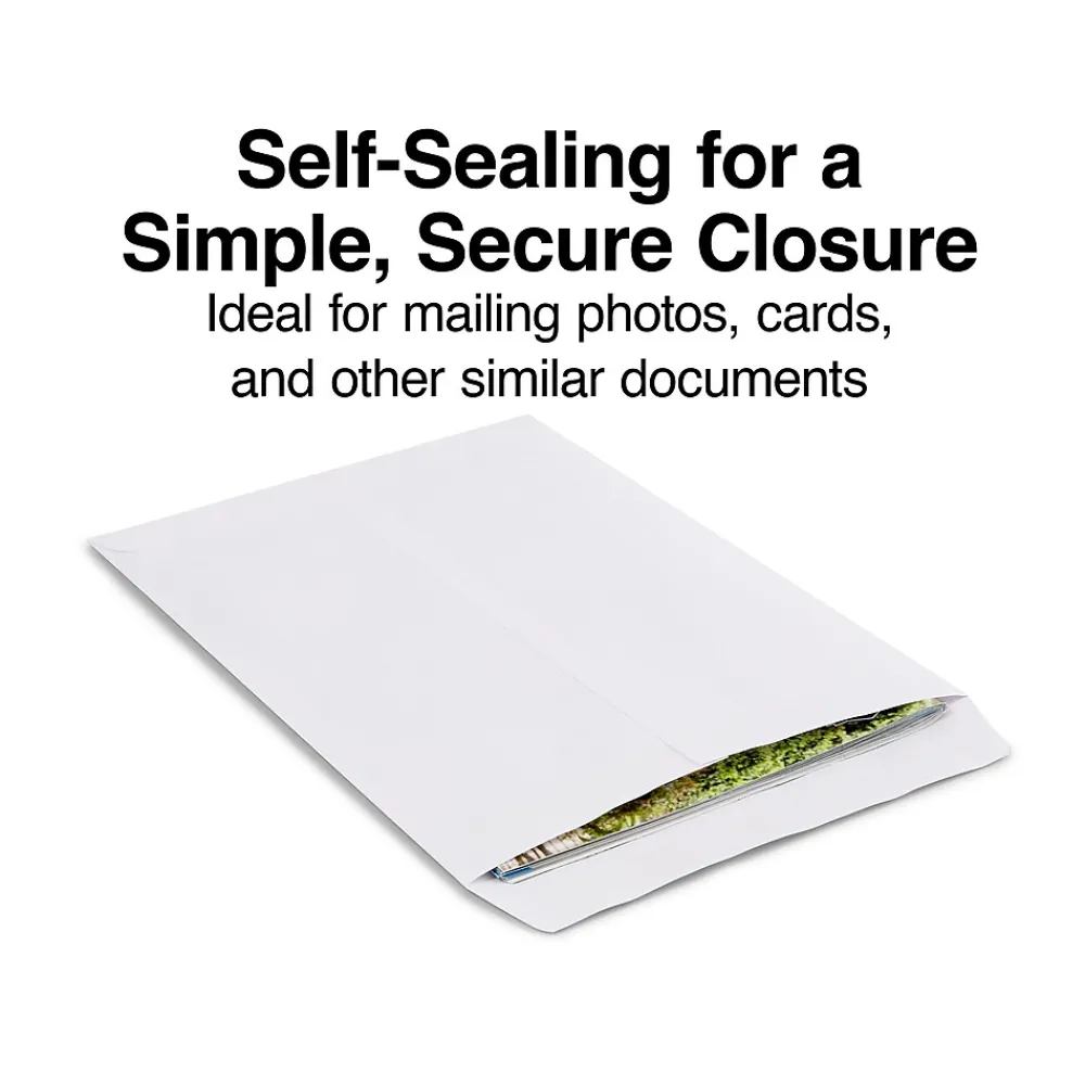 Hot Staples Self Seal Catalog Envelopes, 9"L x 12"H, White, 100/Box (19295VP)