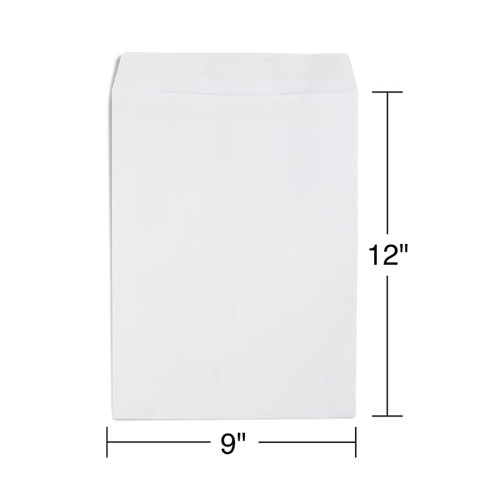 Hot Staples Self Seal Catalog Envelopes, 9"L x 12"H, White, 100/Box (19295VP)