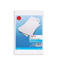 Online Staples Self Seal Catalog Envelope, 6" x 9", White, 12/Pack (594414/19007)