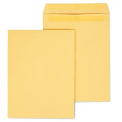 Clearance Staples Self Seal Kraft Catalog Envelopes, 9.5"L x 12.5"H, Brown, 100/Box (SPL381962)