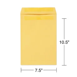 Discount Staples Self Seal Kraft Catalog Envelopes, 7.5