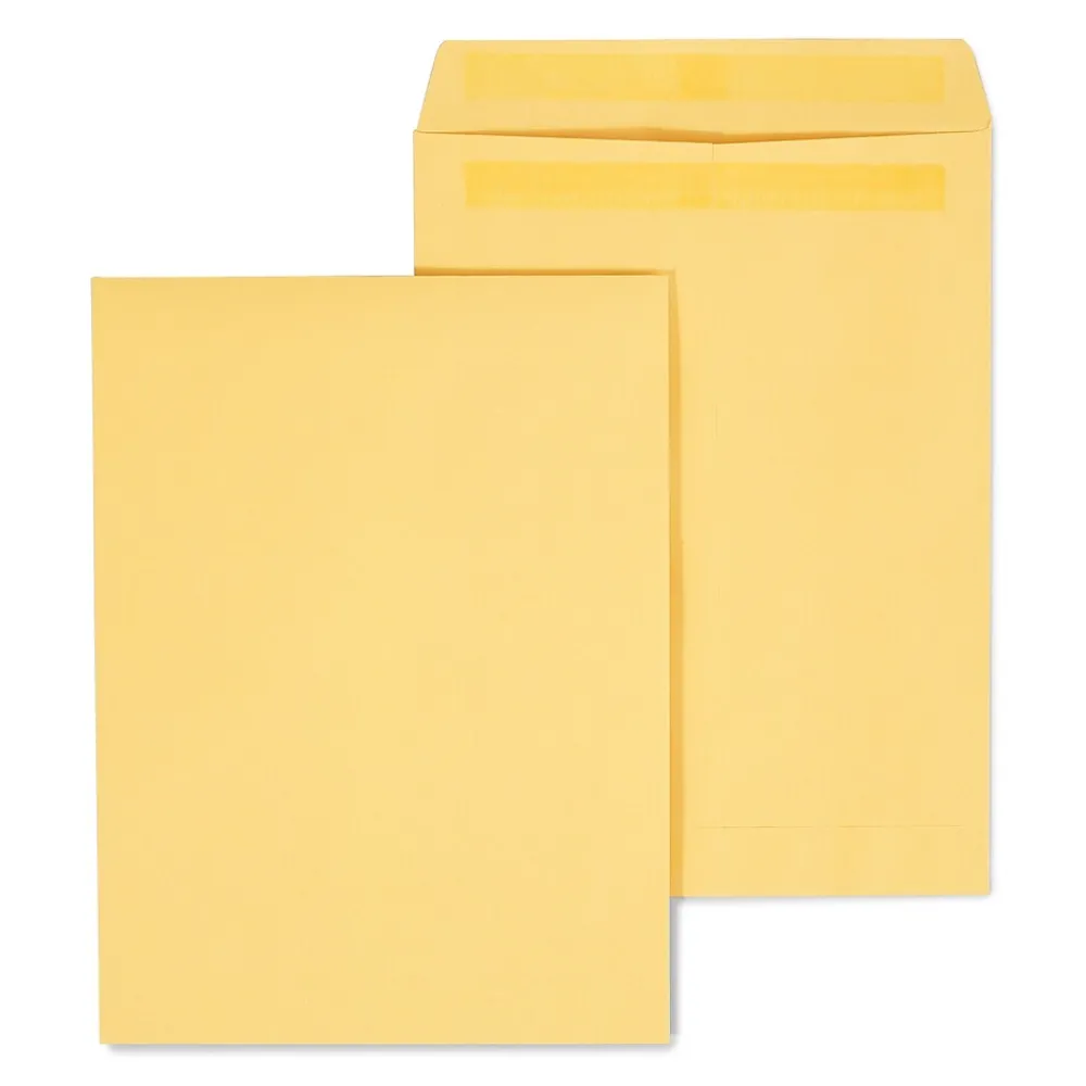 Discount Staples Self Seal Kraft Catalog Envelopes, 9"L x 12"H, Brown, 100/Box (534800/17104)