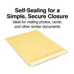 Discount Staples Self Seal Kraft Catalog Envelopes, 12" x 15.5", Brown, 100/Box (534826/17102)