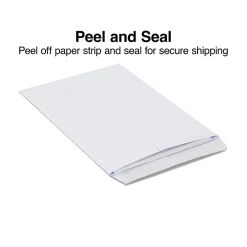 Clearance Staples Self Seal Security Tinted Catalog Envelopes, 9" x 12", White, 100/Box (21574)