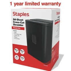 Discount Staples 24-Sheet Cross-Cut Multi-Media Shredder (ST62156)