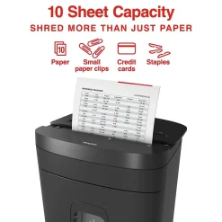 Clearance Staples 10-Sheet Micro-Cut Multi-Media Shredder (ST62150)