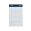 Notepads|Staples Signa Notepads, 5" x 8", Wide Ruled, White, 50 Sheets/Pad, 12 Pads/Pack (18128/18128STP)