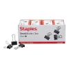 Clips & Fasteners|Staples Small Binder Clips, Small, Black, 2304/Carton (32002)