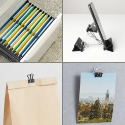 Clips & Fasteners|Staples Small Binder Clips, Small, Black, 2304/Carton (32002)