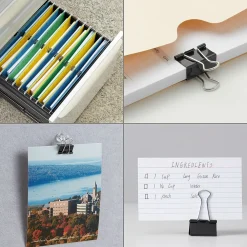 Clips & Fasteners|Staples Small Binder Clips, 0.38