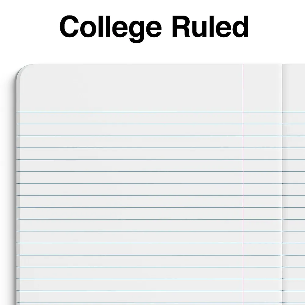 Composition Notebooks|Staples Small Composition Notebook, 5" x 7", College Ruled, 80 Sheets, (ST24490) Blue