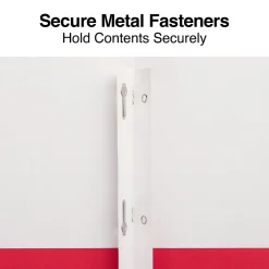 Pocket Folders|Staples Smooth 2-Pocket Paper Folder with Fasteners, , 25/Box (50772/27540-CC) Red