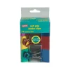 Clips & Fasteners|Staples Soft Grip 1.25" Binder Clips, Medium, Assorted Colors, 12/Pack (35313)
