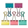 Clips & Fasteners|Staples Soft Grip 0.75" Binder Clips, Small, Assorted Colors, 18/Pack (13725)