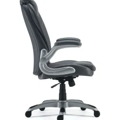Office Chairs*Staples Sorina Ergonomic Bonded Leather Swivel Executive Chair, Grey (53253) Gray