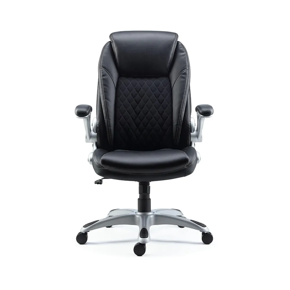 Ergonomic Chairs*Staples Sorina Ergonomic Bonded Leather Swivel Executive Chair, (58262) Black