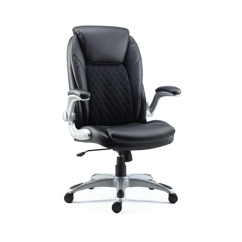 Ergonomic Chairs*Staples Sorina Ergonomic Bonded Leather Swivel Executive Chair, (58262) Black