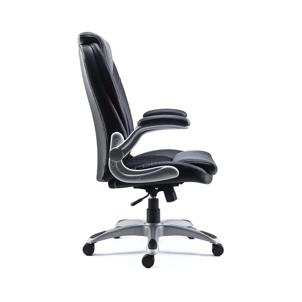 Ergonomic Chairs*Staples Sorina Ergonomic Bonded Leather Swivel Executive Chair, (58262) Black